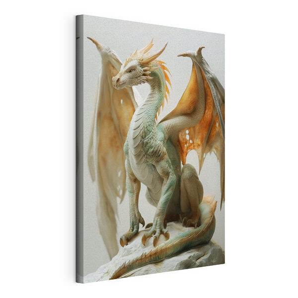 Stampa su tela Statua di un drago