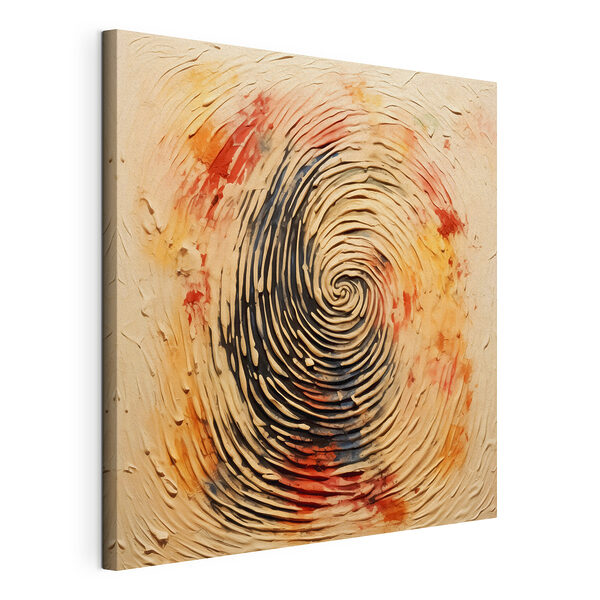 Dipinto raffigurante una spirale Stampa su tela Dipinto raffigurante una spirale