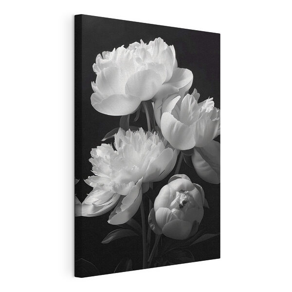 Mazzo di fiori bianchi Stampa su tela Mazzo di fiori bianchi