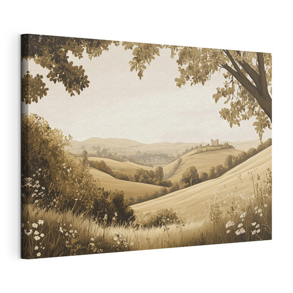 Stampa su tela Paesaggio con colline e alberi (COD: s40230) Stampa su tela Stampa su tela Paesaggio con colline e alberi (COD: s40230)