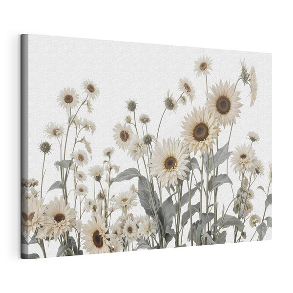 Mazzo di fiori bianchi Stampa su tela Mazzo di fiori bianchi