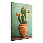 Stampa su tela Cactus in vaso