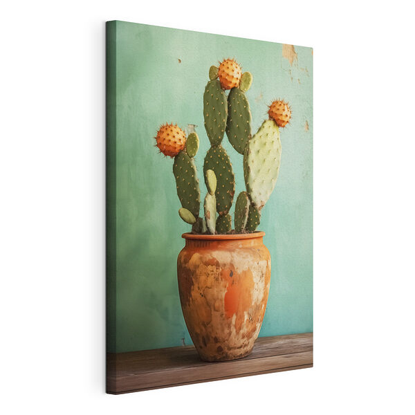 Cactus in vaso Stampa su tela Cactus in vaso