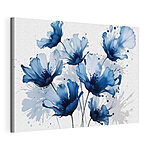Stampa su tela Mazzo di fiori blu