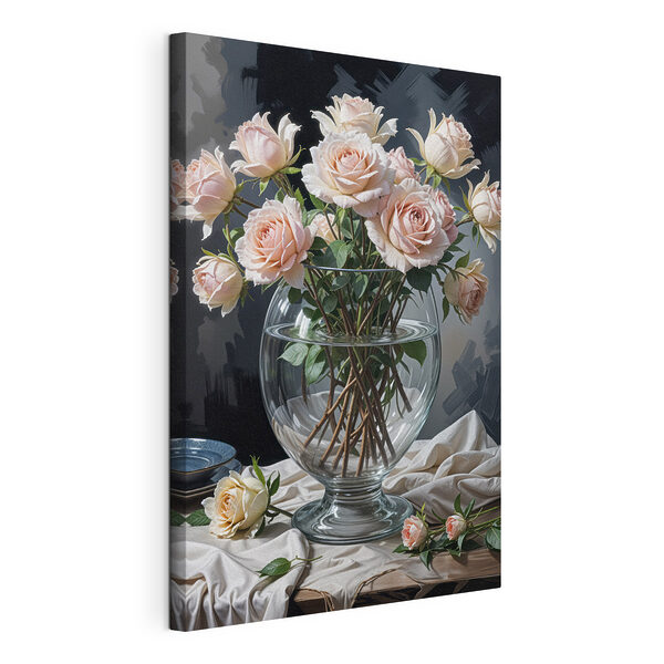 Stampa su tela Vaso di fiori con acqua