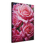 Stampa su tela Mazzo di rose rosa