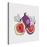 Stampa su tela Fichi tagliati a metà