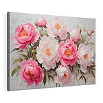 Stampa su tela Mazzo di fiori rosa e bianchi
