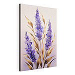 Stampa su tela Fiori di lavanda con tocchi eleganti