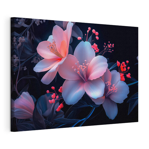 Stampa su tela Fiori delicati dai colori tenui
