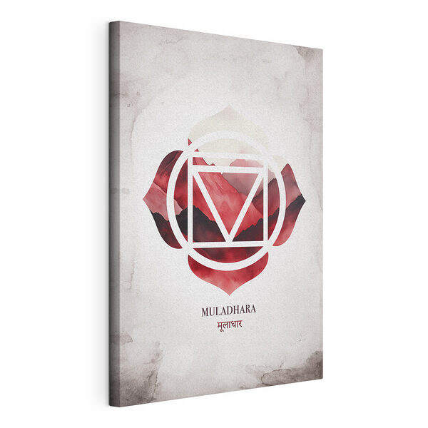 Stampa su tela Stampa su tela Logo rosso e bianco (COD: s41880)