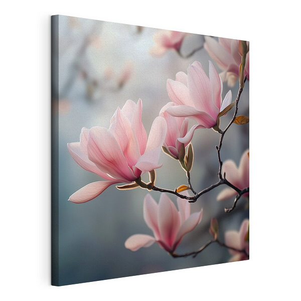Stampa su tela Fiori delicati dai colori tenui