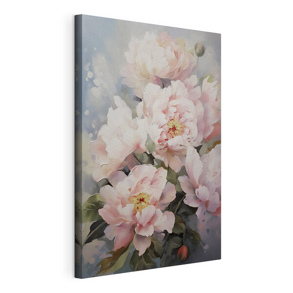 Dipinto raffigurante fiori rosa Stampa su tela Dipinto raffigurante fiori rosa