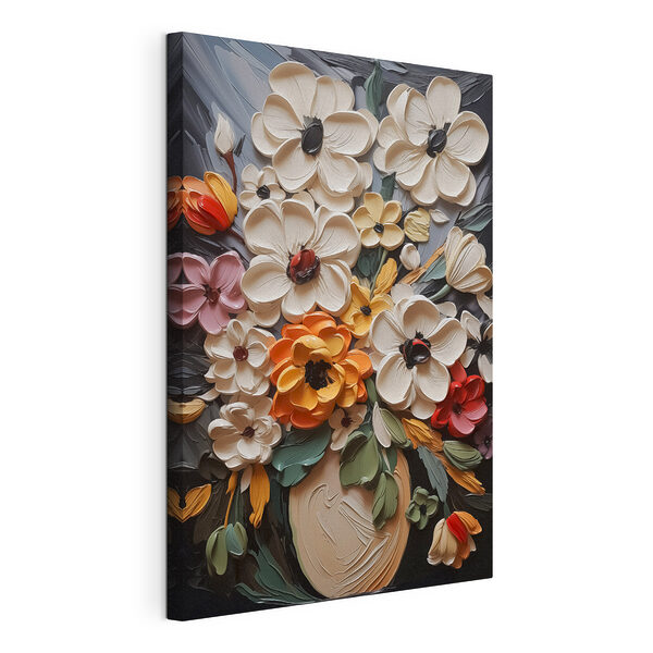 Stampa su tela Splendidi fiori dai colori vivaci