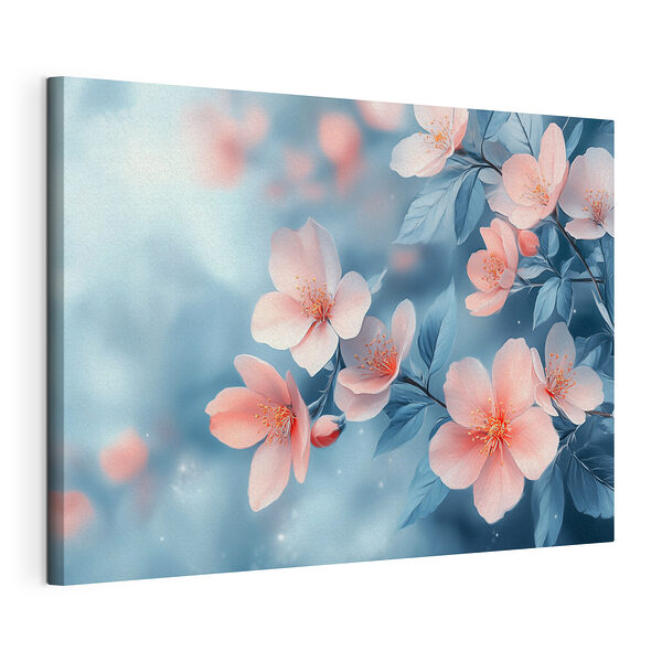 Stampa su tela Fiori delicati dai colori tenui