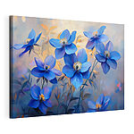 Stampa su tela Mazzo di fiori blu