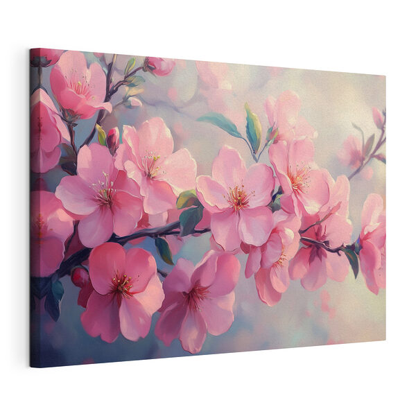 Stampa su tela Fiori delicati dai colori tenui