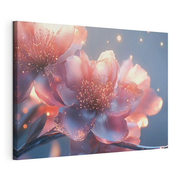 Stampa su tela Fiori delicati dai colori tenui