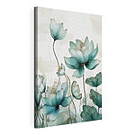 Stampa su tela Fiori eleganti in tonalità delicate