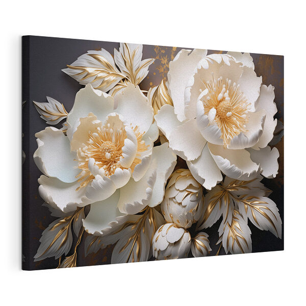 Stampa su tela Fiori delicati in una composizione elegante