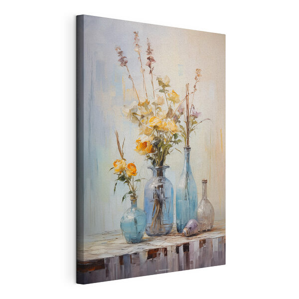 Stampa su tela Dipinti di fiori in vaso