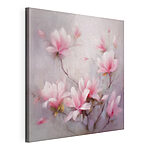 Stampa su tela Dipinto raffigurante fiori rosa