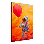 Stampa su tela Un astronauta con in mano un palloncino
