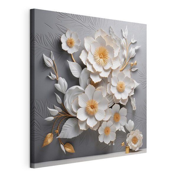Elegante composizione floreale da parete Stampa su tela Elegante composizione floreale da parete