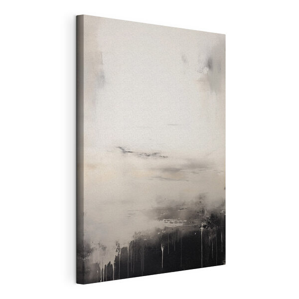 Pittura in bianco e nero Stampa su tela Pittura in bianco e nero