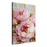 Stampa su tela Fiori delicati dai colori tenui