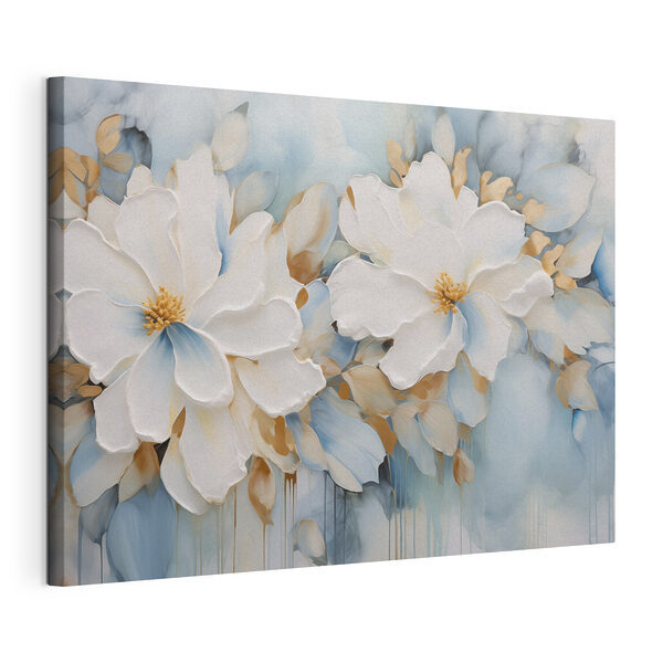 Stampa su tela Fiori eleganti dai colori tenui