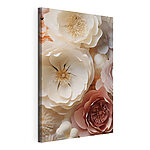 Stampa su tela Composizione di fiori di carta