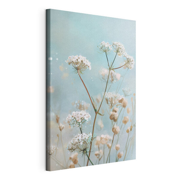 Fiori delicati dai colori tenui e sereni Stampa su tela Fiori delicati dai colori tenui e sereni
