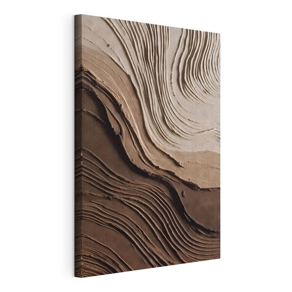 Texture fluide nei caldi toni della terra Stampa su tela Texture fluide nei caldi toni della terra