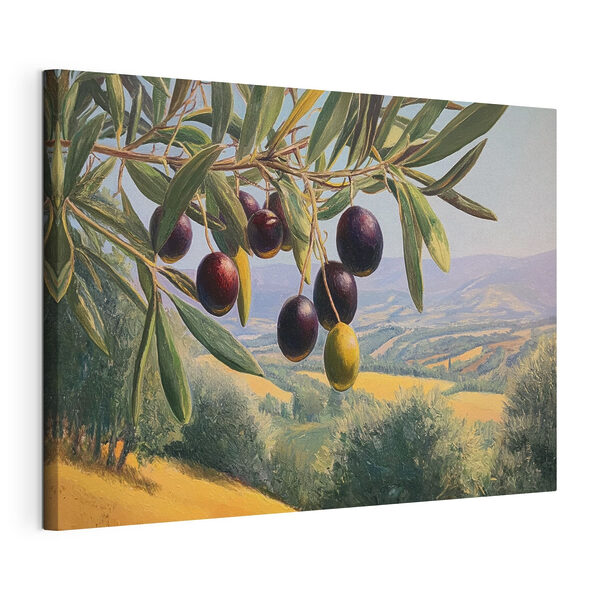 Dipinto raffigurante un albero con dei frutti Stampa su tela Dipinto raffigurante un albero con dei frutti