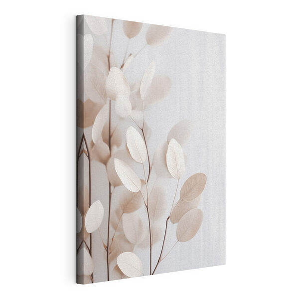 Stampa su tela Foglie delicate dai toni tenui