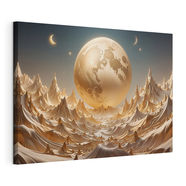 Stampa su tela La luna nel cielo
