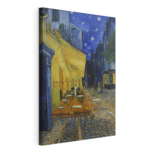 Stampa su tela Dipinto raffigurante una strada con tavoli e sedie (COD: s12313) Stampa su tela Stampa su tela Dipinto raffigurante una strada con tavoli e sedie (COD: s12313)
