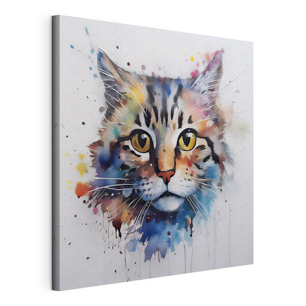 Stampa su tela Dipinto raffigurante un gatto (COD: s32314) Stampa su tela Stampa su tela Dipinto raffigurante un gatto (COD: s32314)
