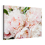 Stampa su tela Peonie rosa tenue in fiore