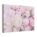 Stampa su tela Peonie rosa tenue in fiore
