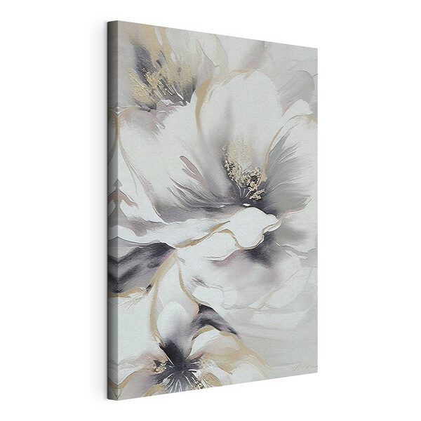 Stampa su tela Elegante astrazione floreale in tonalità tenui