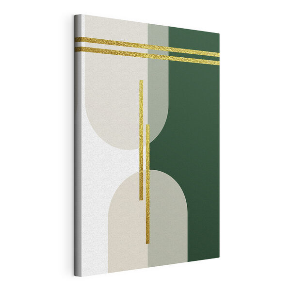Stampa su tela Linee eleganti in tonalità moderne: arte
