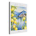 Stampa su tela Limoni sul Lago di Como, Italia