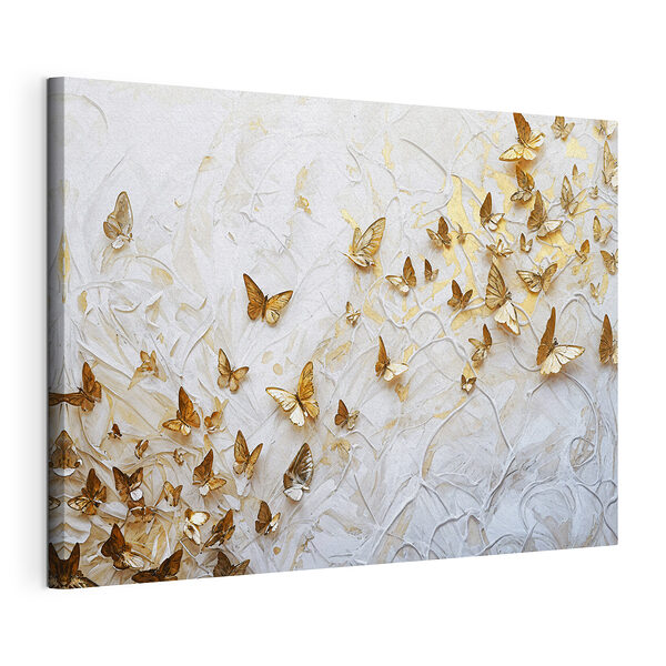 Farfalle in volo, con la loro elegante andatura sinuosa Stampa su tela Farfalle in volo, con la loro elegante andatura sinuosa