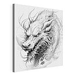 Stampa su tela Disegno di un drago