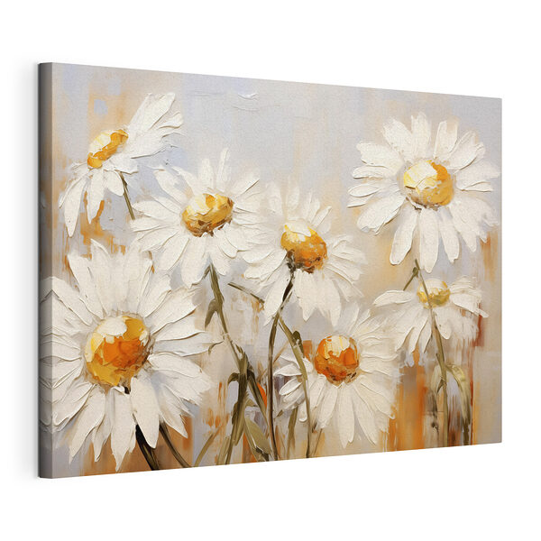 Dipinto raffigurante fiori bianchi Stampa su tela Dipinto raffigurante fiori bianchi