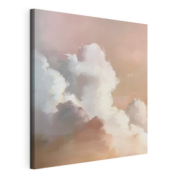 Cielo rosa con nuvole Stampa su tela Cielo rosa con nuvole