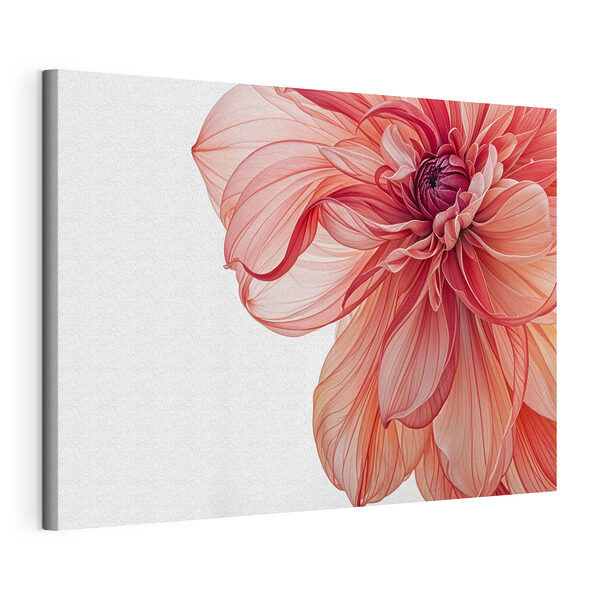 Stampa su tela Petali eleganti in graziosa fioritura