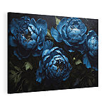 Stampa su tela Mazzo di fiori blu